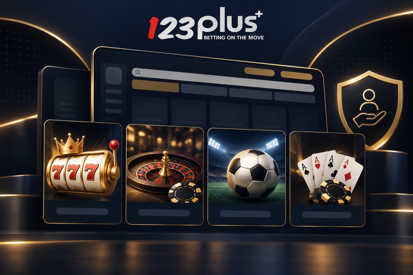 123PLUS พร้อมหมวดสล็อต คาสิโนสด กีฬา และเกมไพ่